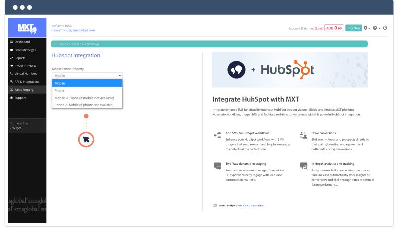 Hubspot Help Documentation